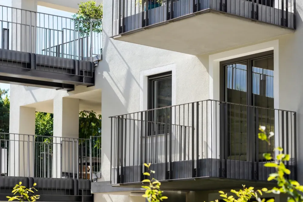 Balcon métallique à Haubourdin